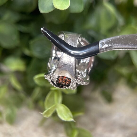 Showstopper 925 Silver Multicolor Stones Ring - Picture 8 of 11